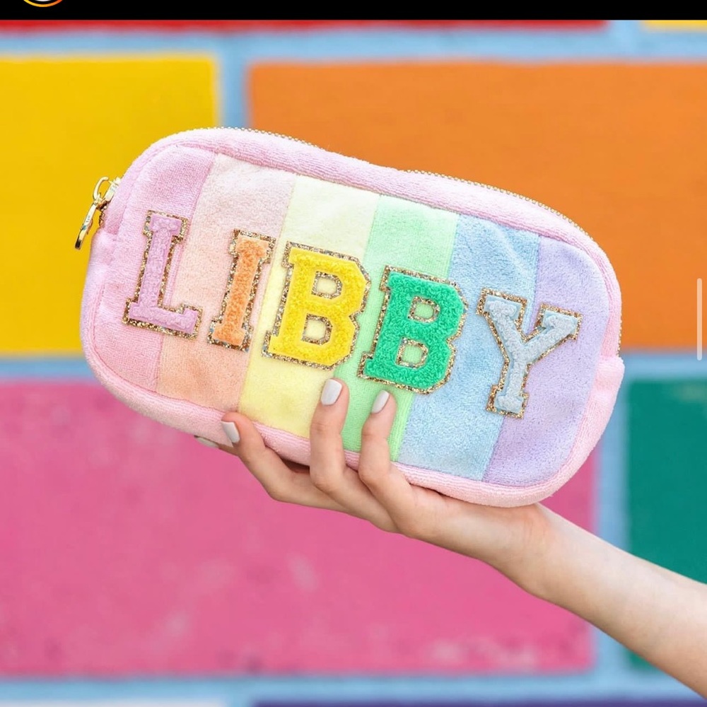 Stoney Clover Lane Rainbow Terry Small Pouch